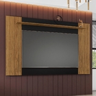 Painel Para Tv Luiza Preto Cinamomo