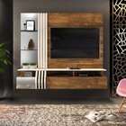 Painel Para Tv Mabe Dj Móveis Demolição/off White