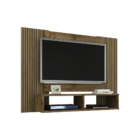 Painel Para Tv Mirante Madeira Ripado