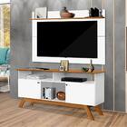 Painel Para Tv Mount 1 Prateleira Branco Nature