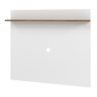 Painel Para Tv Mount 1 Prateleira Branco Nature