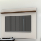 Painel Para Tv Mount 1 Prateleira Off White Nature