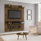 Painel Para Tv Norte Madeira Ripado