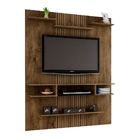 Painel Para Tv Norte Madeira Ripado