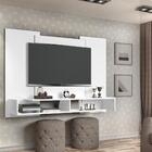 Painel Para Tv Ohio Com 2 Prateleiras Branco