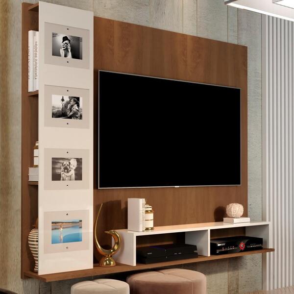 Painel Para Tv Pólux Freijó Off White