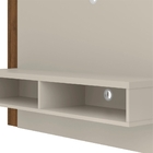 Painel Para Tv Potter Off White Nogueira Flex