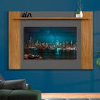 Painel Para Tv Quarto 55 Polegadas Extensível 160 E 180cm Nat