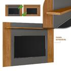 Painel Para Tv Quarto 55 Polegadas Extensível 160 E 180cm Nat