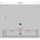 Painel Para Tv Quarto Sala 100cm Com Nichos Viena - Naturalle