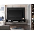 Painel Para Tv Quartzo Com Rack Suspenso Home - Preto