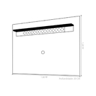 Painel Para Tv Rain Off White Canela