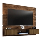 Painel Para Tv Rarís Madeira Rústica Ripado