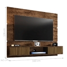 Painel Para Tv Rarís Madeira Rústica Ripado