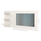 Painel Para Tv Regulável Off White