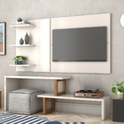 Painel Para Tv Regulável Off White