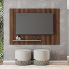 Painel Para Tv Ripado Até 75 Polegadas Toulon Fendi Havana