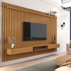 Painel Para Tv Ripado Até 85 Polegadas Versátil 2.2x1.8 Com N