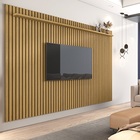 Painel Para Tv Ripado Até 85 Polegadas Versátil 2.2x1.8 Cumar