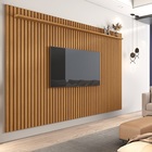 Painel Para Tv Ripado Até 85 Polegadas Versátil 2.2x1.8 Natur