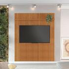Painel Para Tv Ripado Riso 65 Polegadas Jcm Movelaria Cinamom
