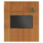Painel Para Tv Ripado Riso 75 Polegadas Jcm Movelaria Cinamom