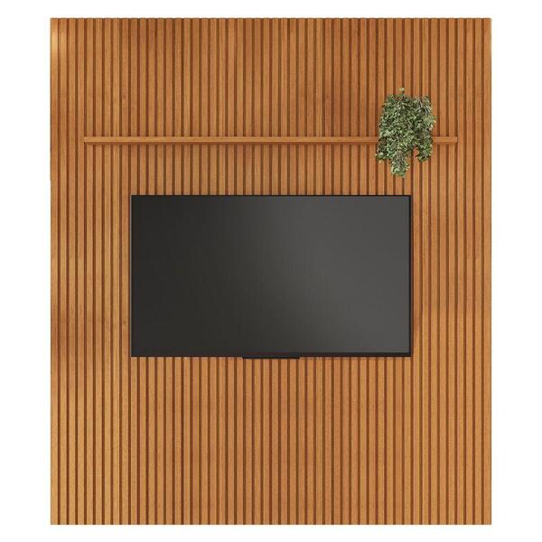 Painel Para Tv Ripado Riso 75 Polegadas Jcm Movelaria Cinamom