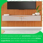 Painel Para Tv Ripado Riso Com Nicho 75 Polegadas Jcm Movelar