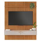 Painel Para Tv Ripado Riso Com Nicho 75 Polegadas Jcm Movelar