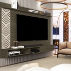 Painel Para Tv Roma Até 60 Polegadas 1.7 Castanho/off White –