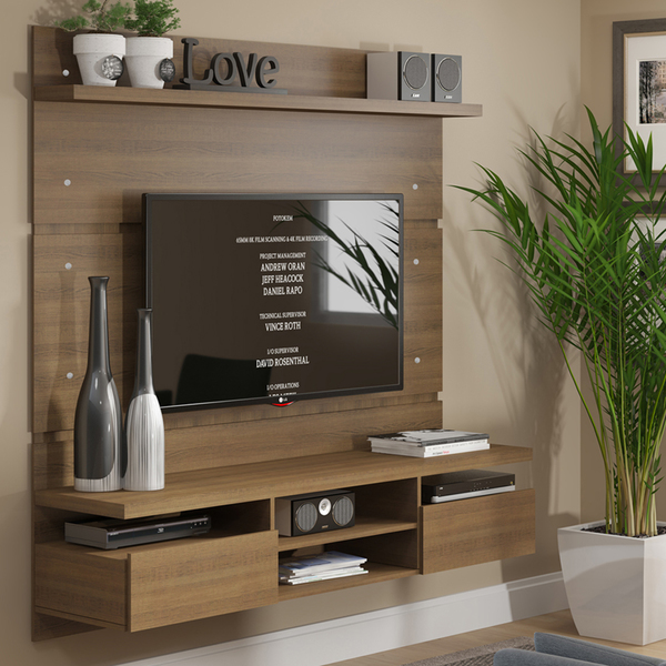 Painel Para Tv Sala Madesa 160cm Moscou Leroy Merlin