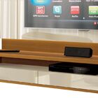 Painel Para Tv Savoy 1.6 Off White Com Cedro Natural - Edn Mó