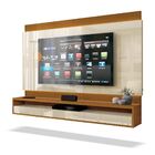 Painel Para Tv Savoy 1.6 Off White Com Cedro Natural - Edn Mó