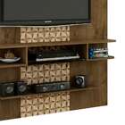 Painel Para Tv Sigma Cor Madeira Rústica / Mad. 3d