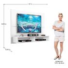 Painel Para Tv Slim Até 49 Polegadas Branco Ártico - Zanzini
