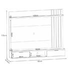 Painel Para Tv Suspenso Lets Com Mesa De Centro Cadenza Cinam