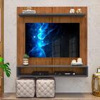 Painel Para Tv Théo Freijó Cinza Urbano - Dj Móveis