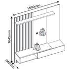 Painel Para Tv Tito Griz E Carvalho Nobre