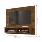 Painel Para Tv Tokyo Madeira Rústica 2 Nichos