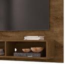 Painel Para Tv Tokyo Madeira Rústica 2 Nichos