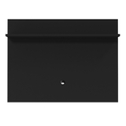 Painel Para Tv Topázio Preto Acetinado