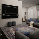 Painel Para Tv Topázio Preto Acetinado