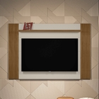 Painel Para Tv Ulisses Extensível Avelã Off White