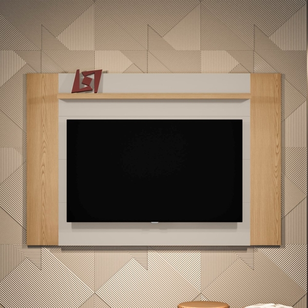 Painel Para Tv Ulisses Extensível Carvalho Off White