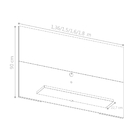 Painel Para Tv Ultra Jatoba