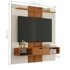 Painel Para Tv Veneza Off White Naturalle Ripado