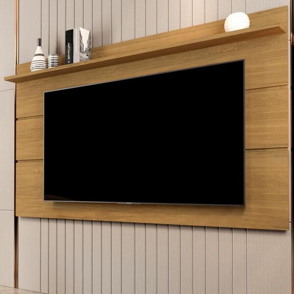 Painel Para Tv Venezuela Com Frisos Cumaru