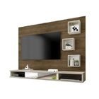 Painel Para Tv Viena Iii Freijó Com Off White - Rv Móveis