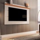 Painel Para Tv Vivare 1.8 Off White/Nature – Germai Móveis
