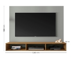 Painel Para Tv Viviannie Concreto Freijó